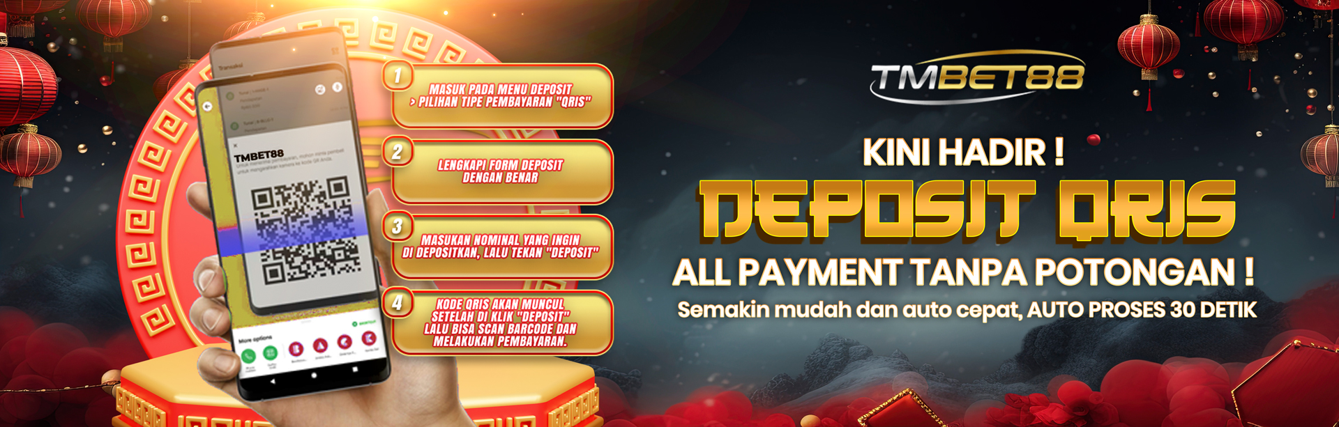 DEPOSIT QRIS ALL PAYMENT PROSES 30 DETIK