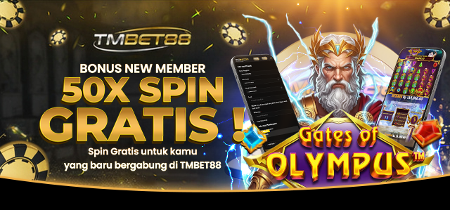 BONUS NEW MEMBER 50X SPIN GRATIS TMBET88	