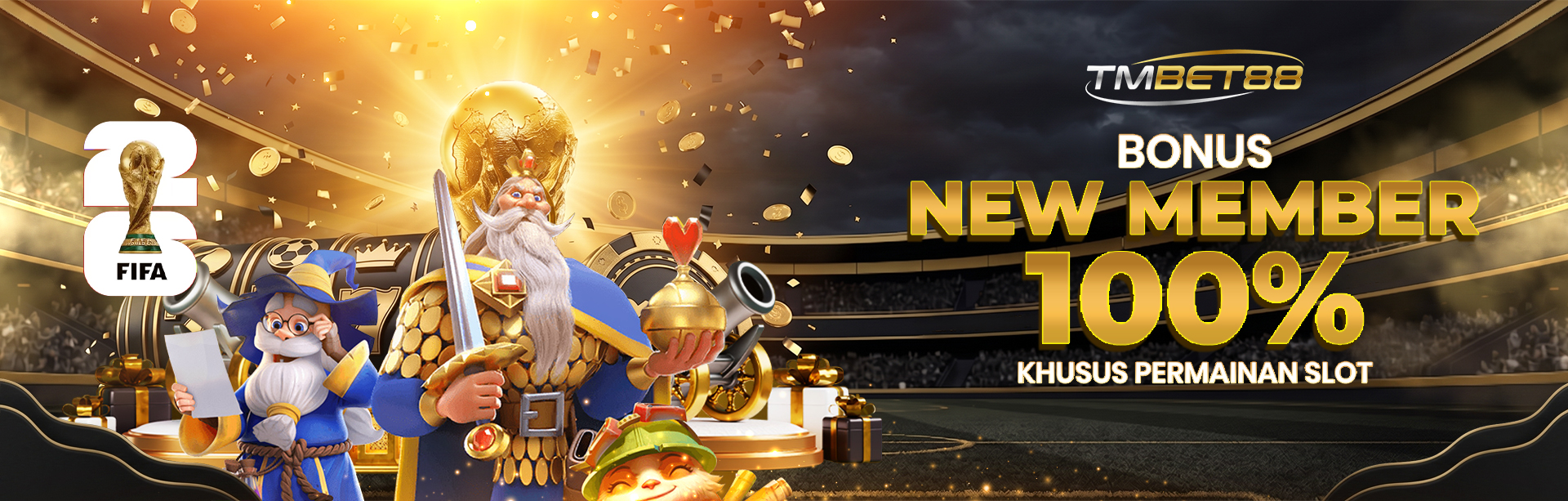 BONUS NEW MEMBER SLOT 100%	